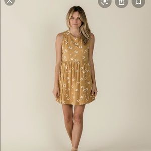 Rylee and Cru Hibiscus Mini Dress